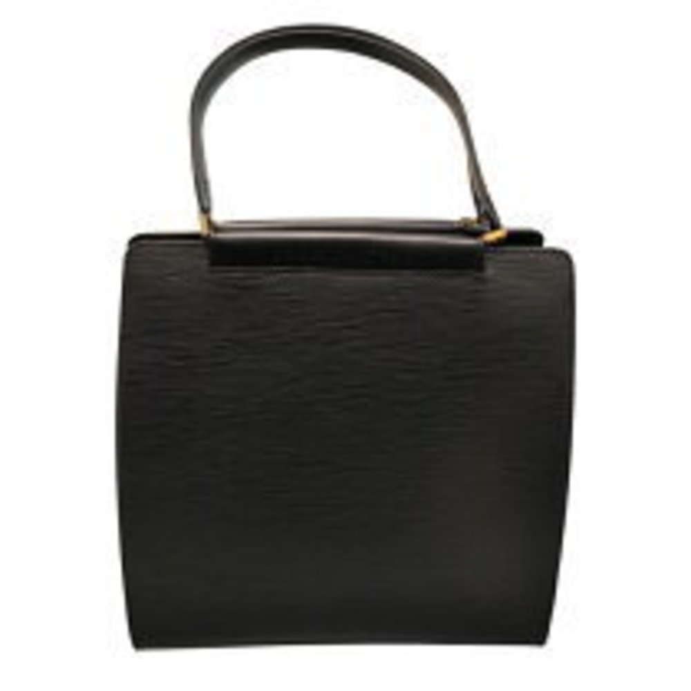 Louis Vuitton Black Handbag Leather Epi Figari